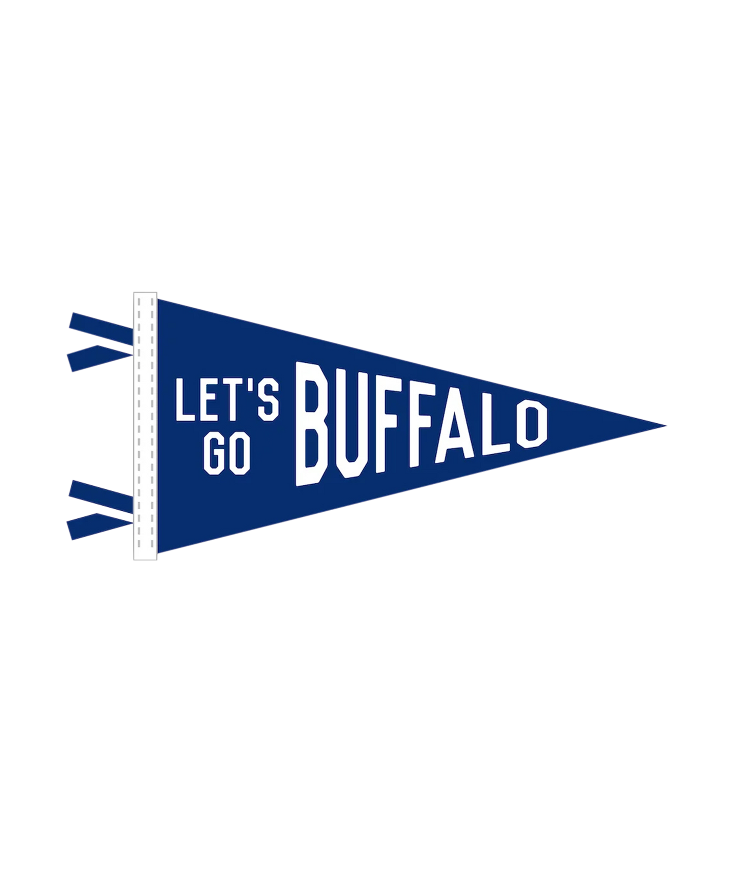 Let's Go Buffalo Pennant Sticker