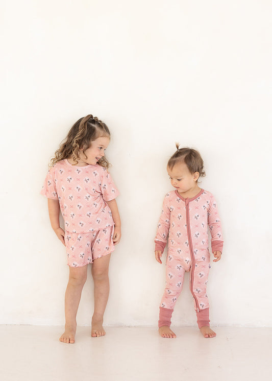 Isla Floral | Bamboo Daywear Shorts Set