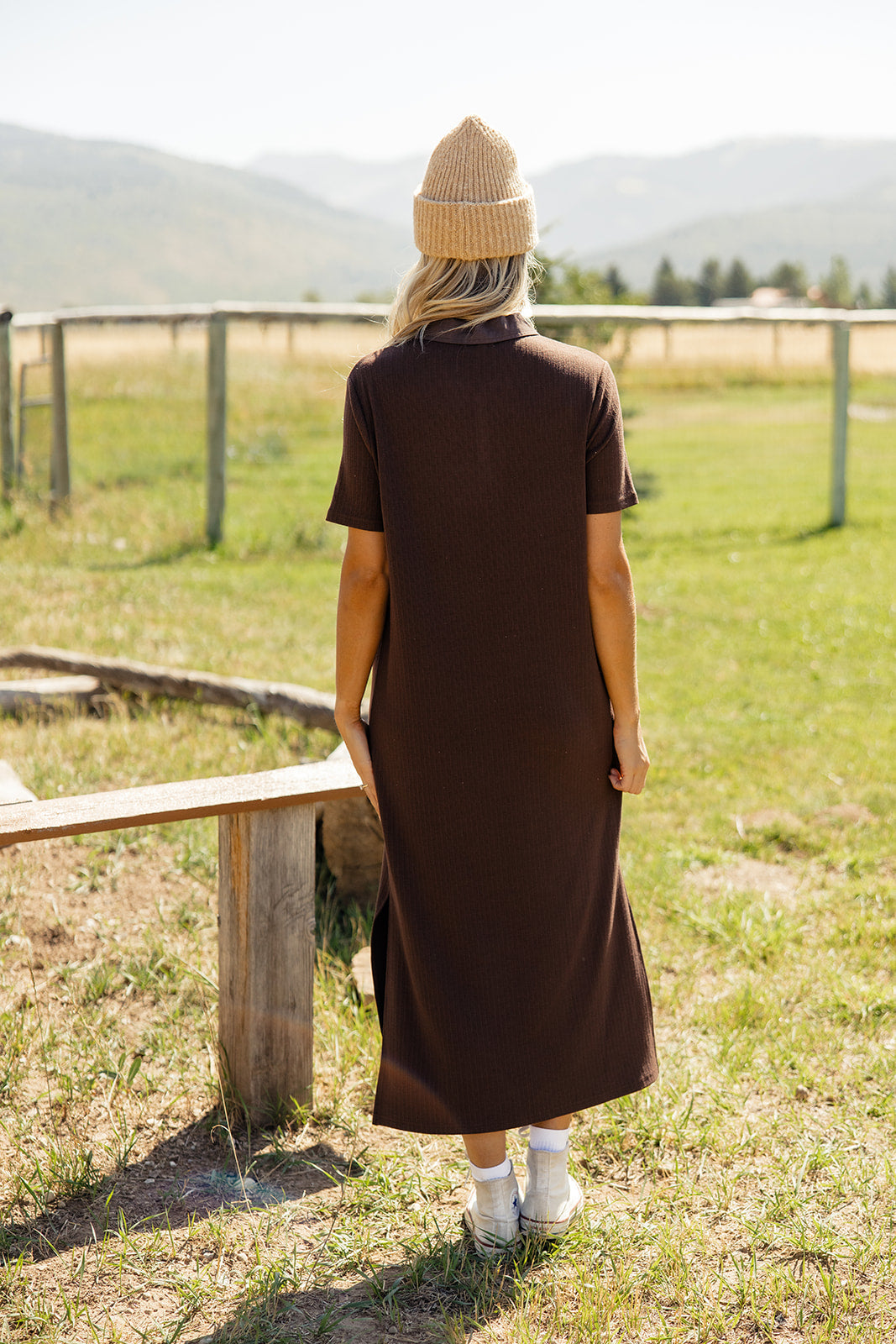 Wild Winds Button Dress