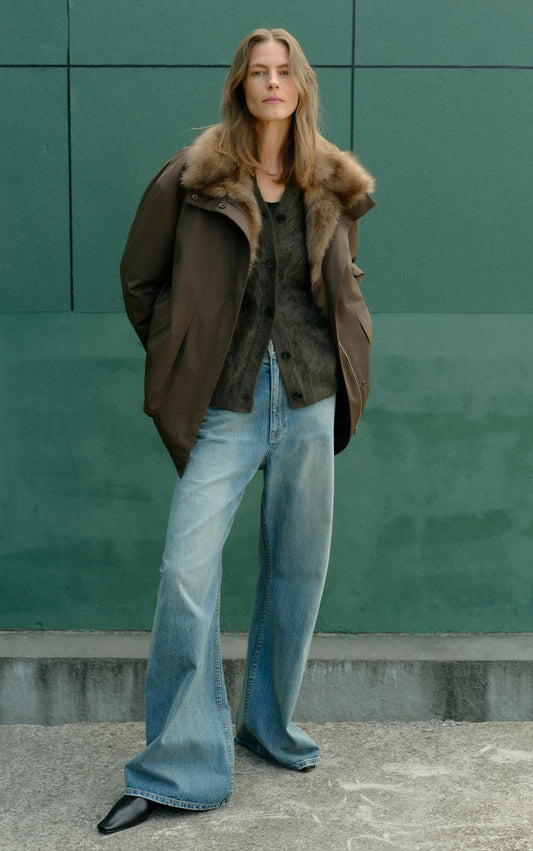 Removable Fox Fur Parka