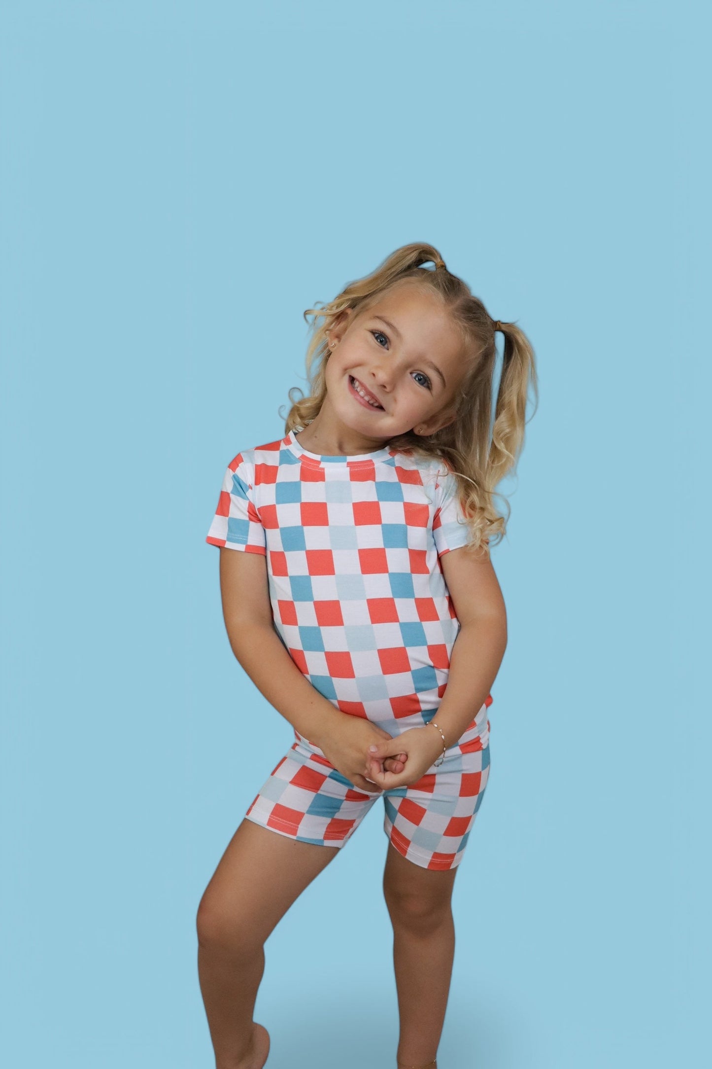 USA CHECKERS DREAM SHORT SET