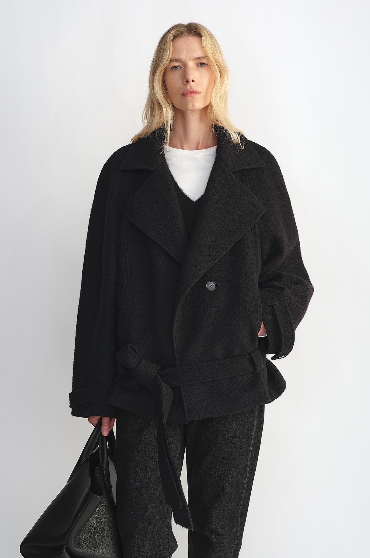 Warm Cocoon Wool Coat