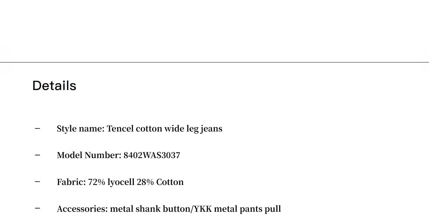 Soft Tencel Cotton Jeans