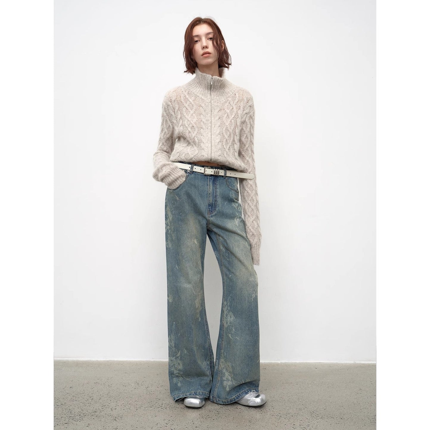 Denim Shadow Jeans