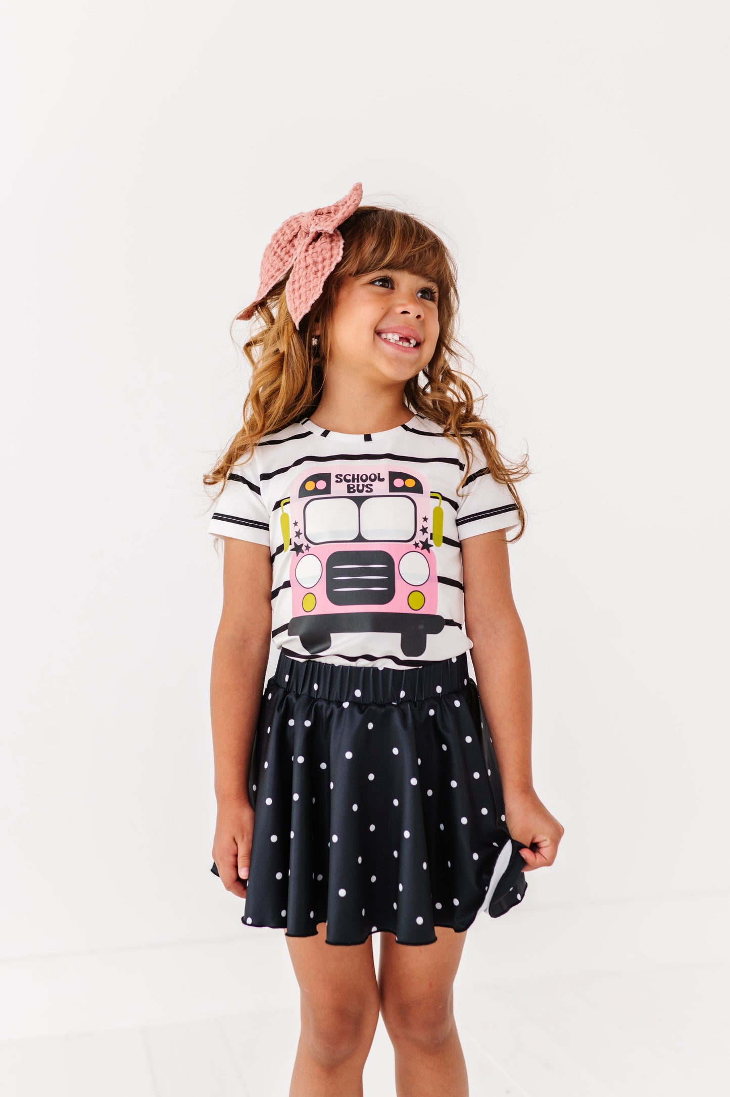 School Bus Stripe Tee