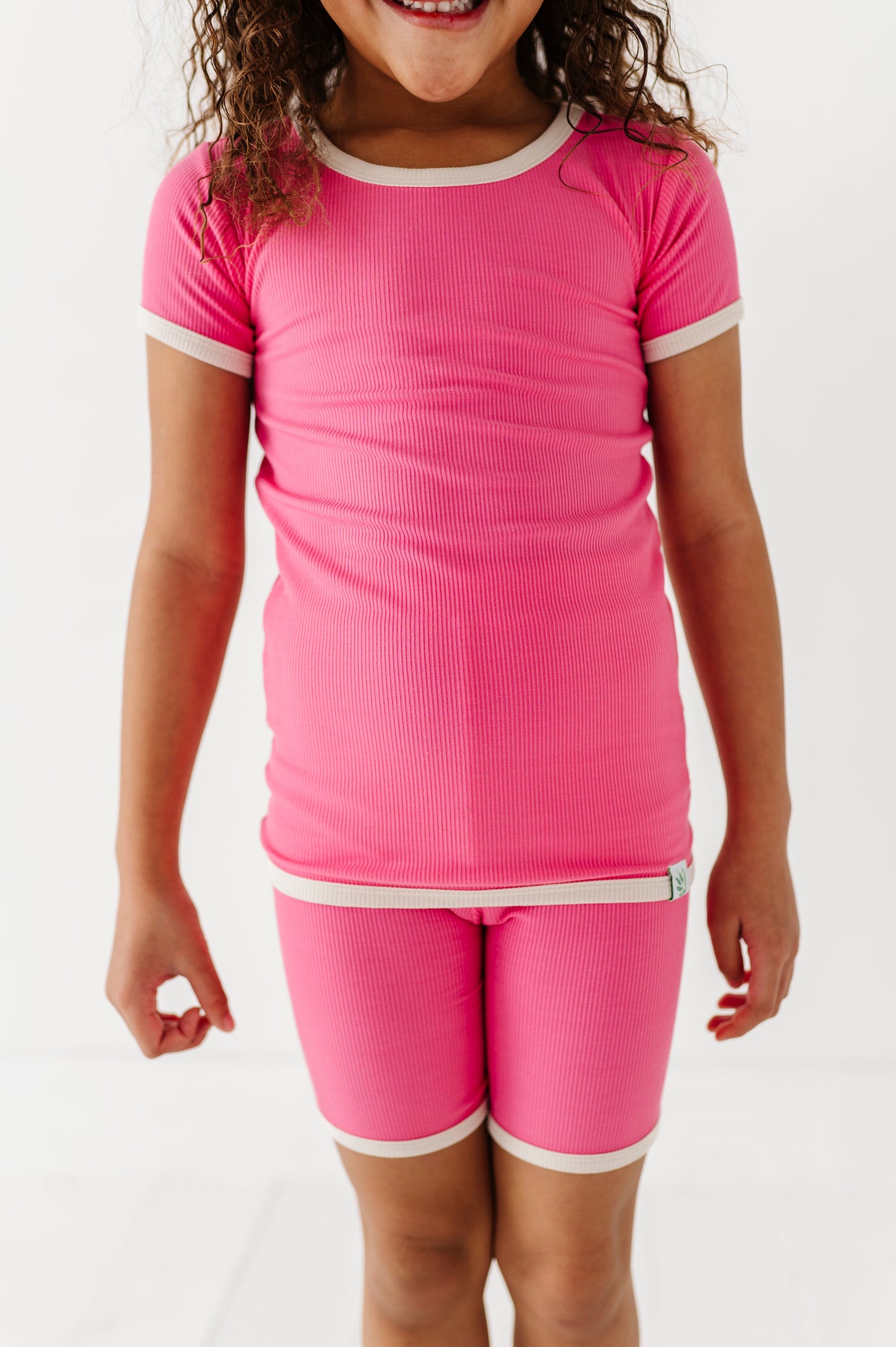 ROSEY | Tee + Biker Shorts RIB SET