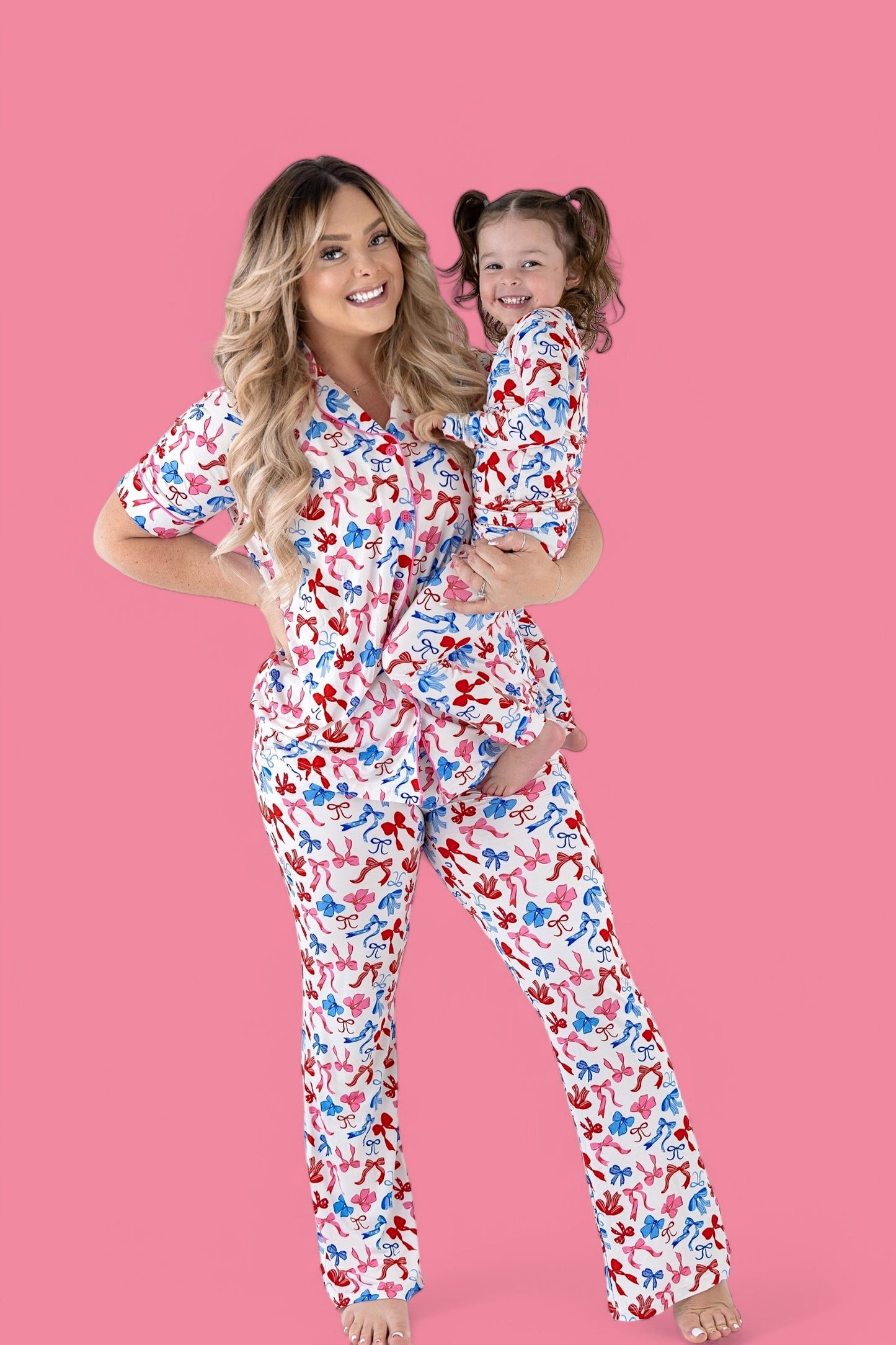 RED, WHITE AND BOWS DREAM SET