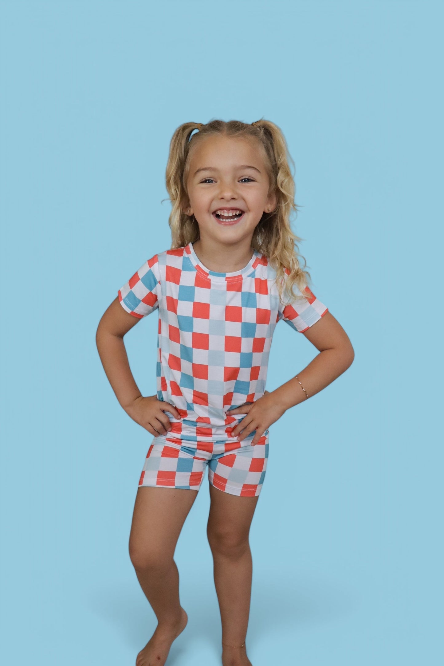 USA CHECKERS DREAM SHORT SET