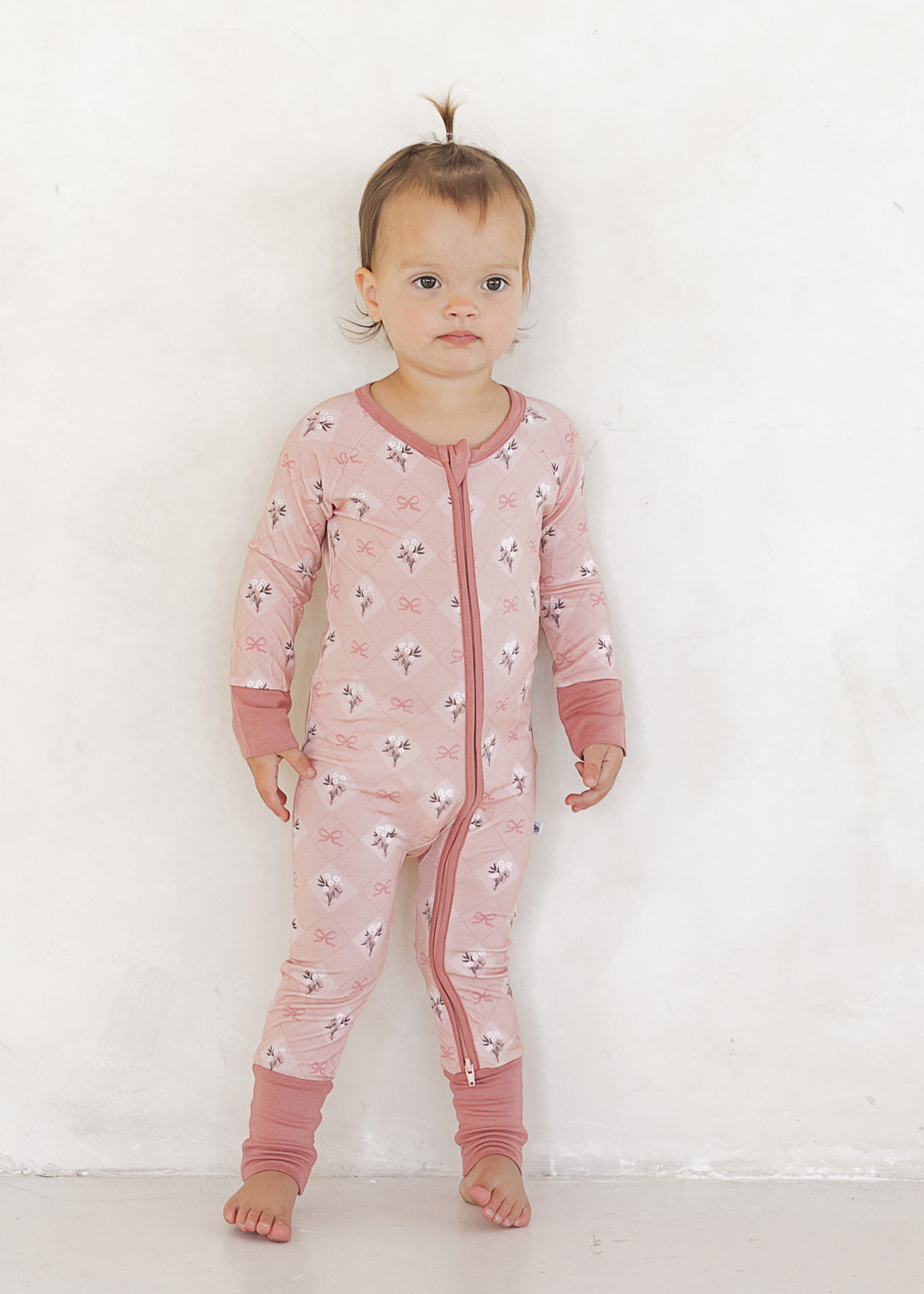 Isla Floral | Bamboo Zip Pajamas
