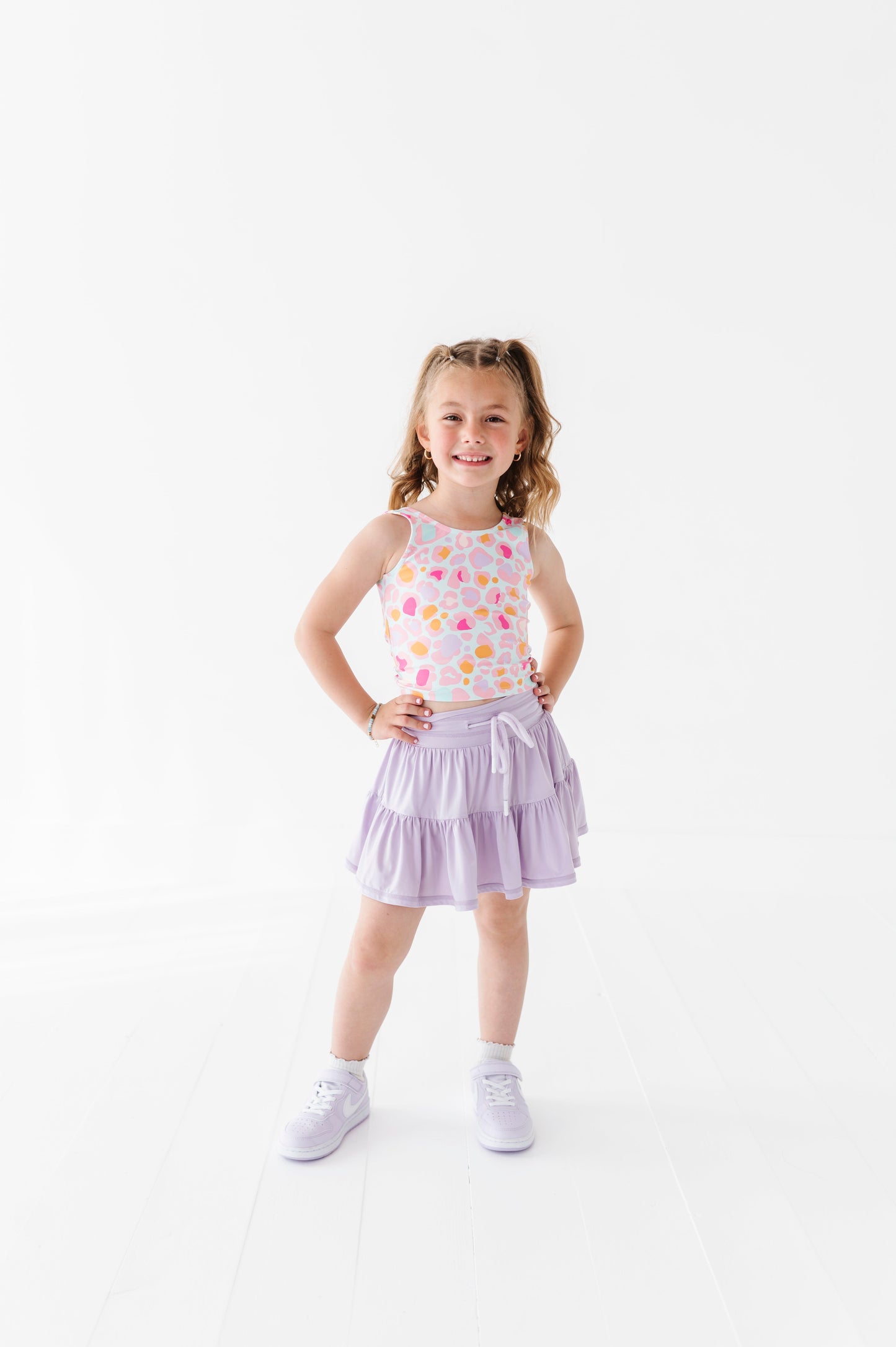 Aqua Leopard | Twisty Back Tank