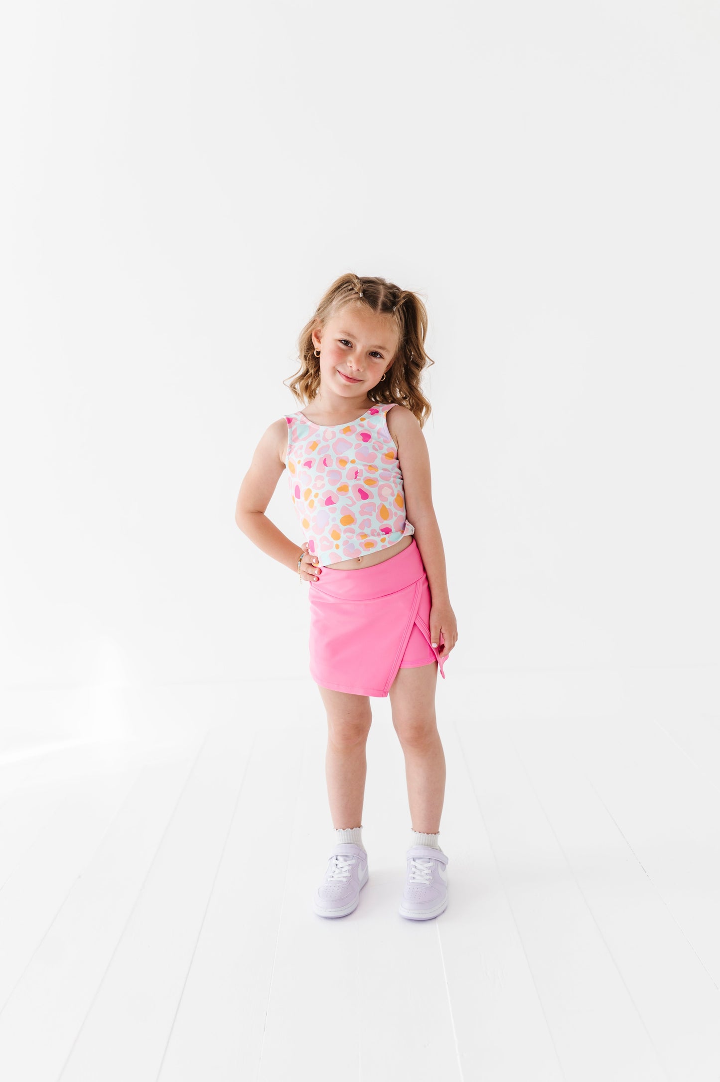 Aqua Leopard | Twisty Back Tank