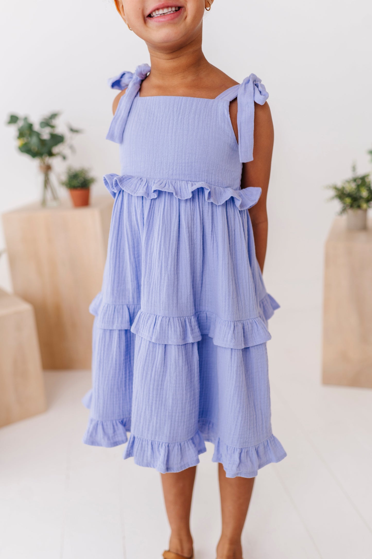 Ocean | Ruffle Strappy Twirl Dress