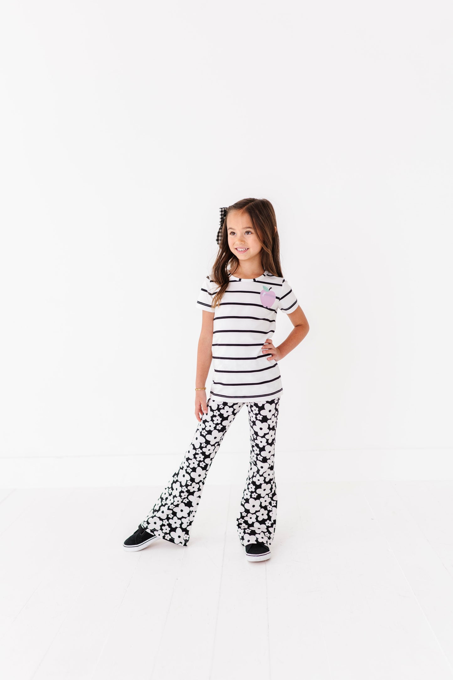 Pocket Apple Stripe Tee