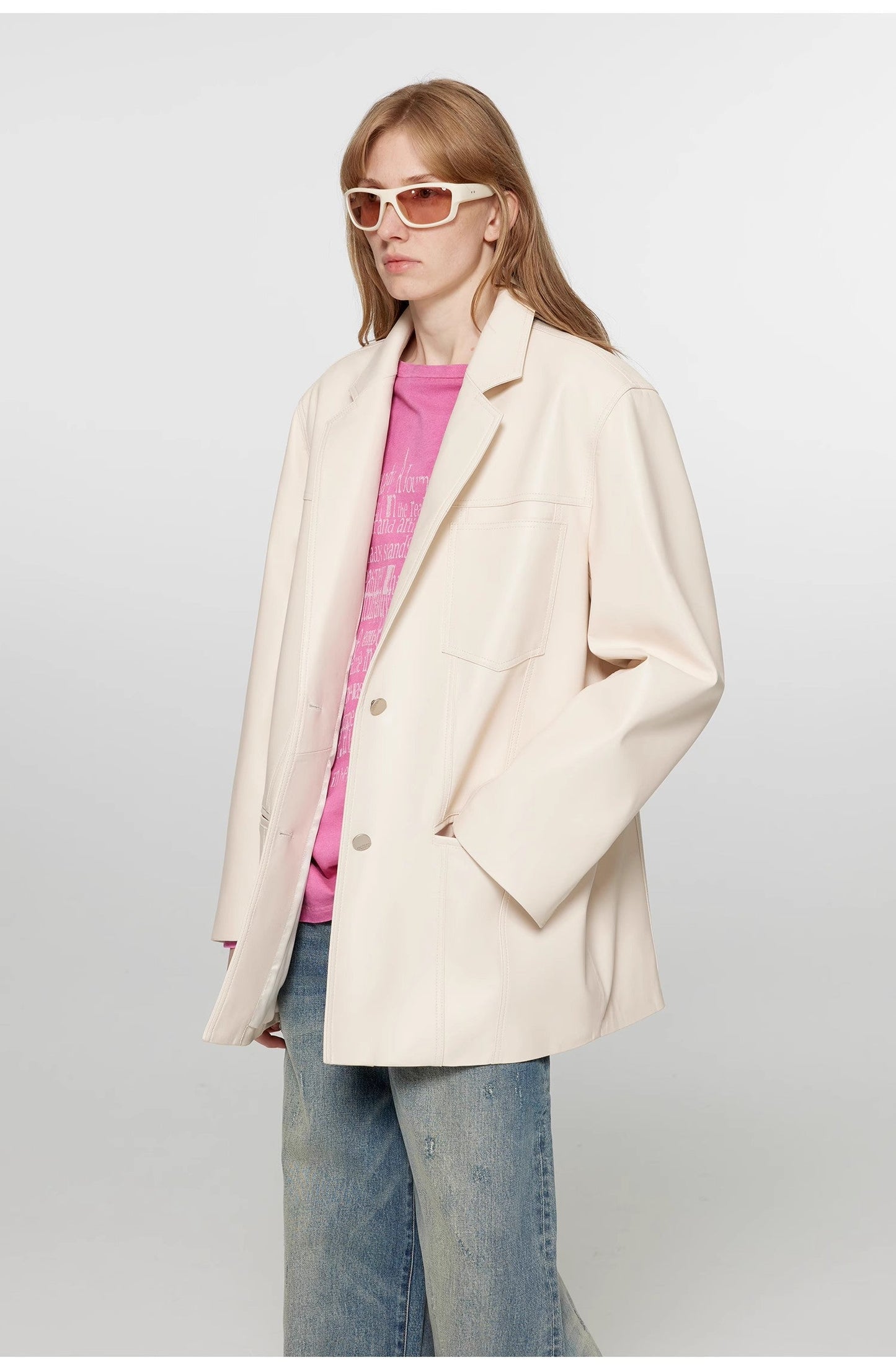 Leather Corsi Black Sheepskin Blazer