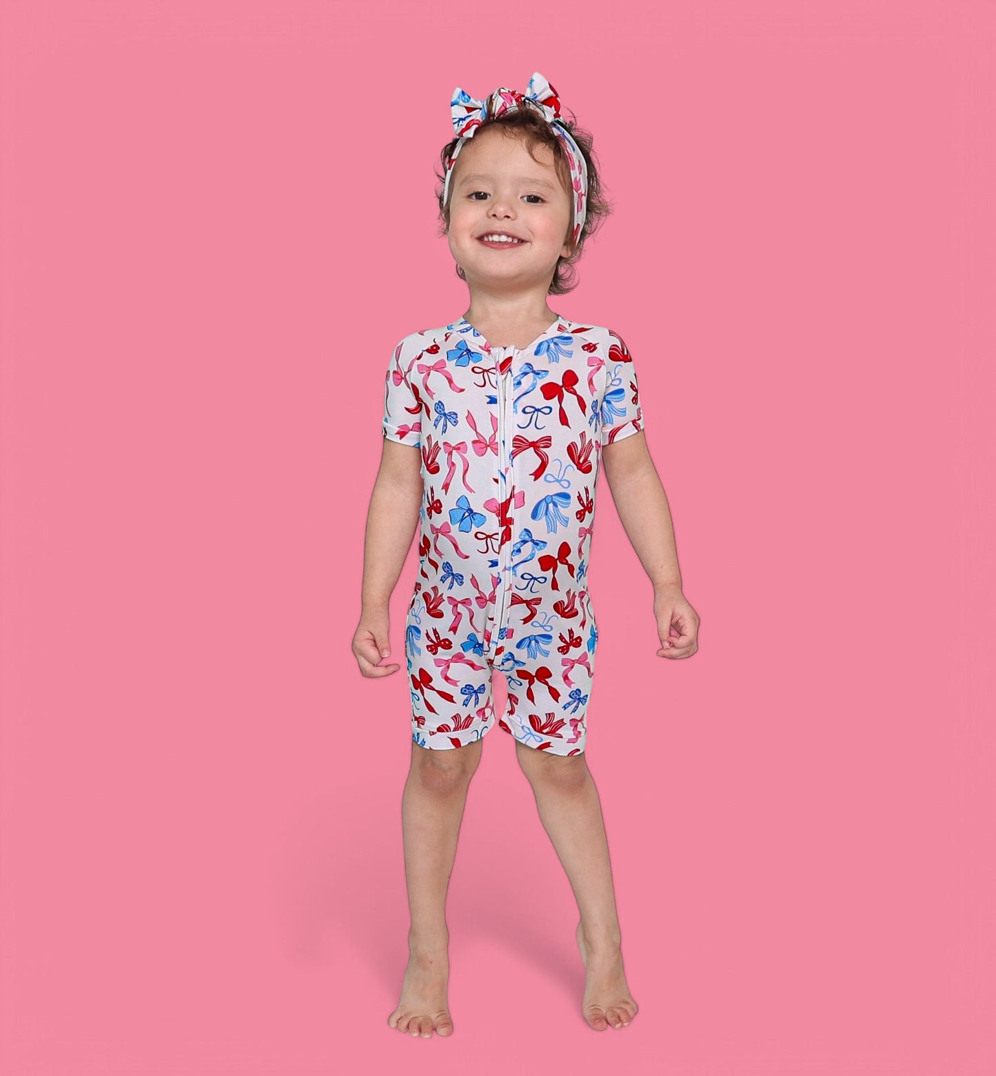 RED, WHITE AND BOWS DREAM SHORTIE