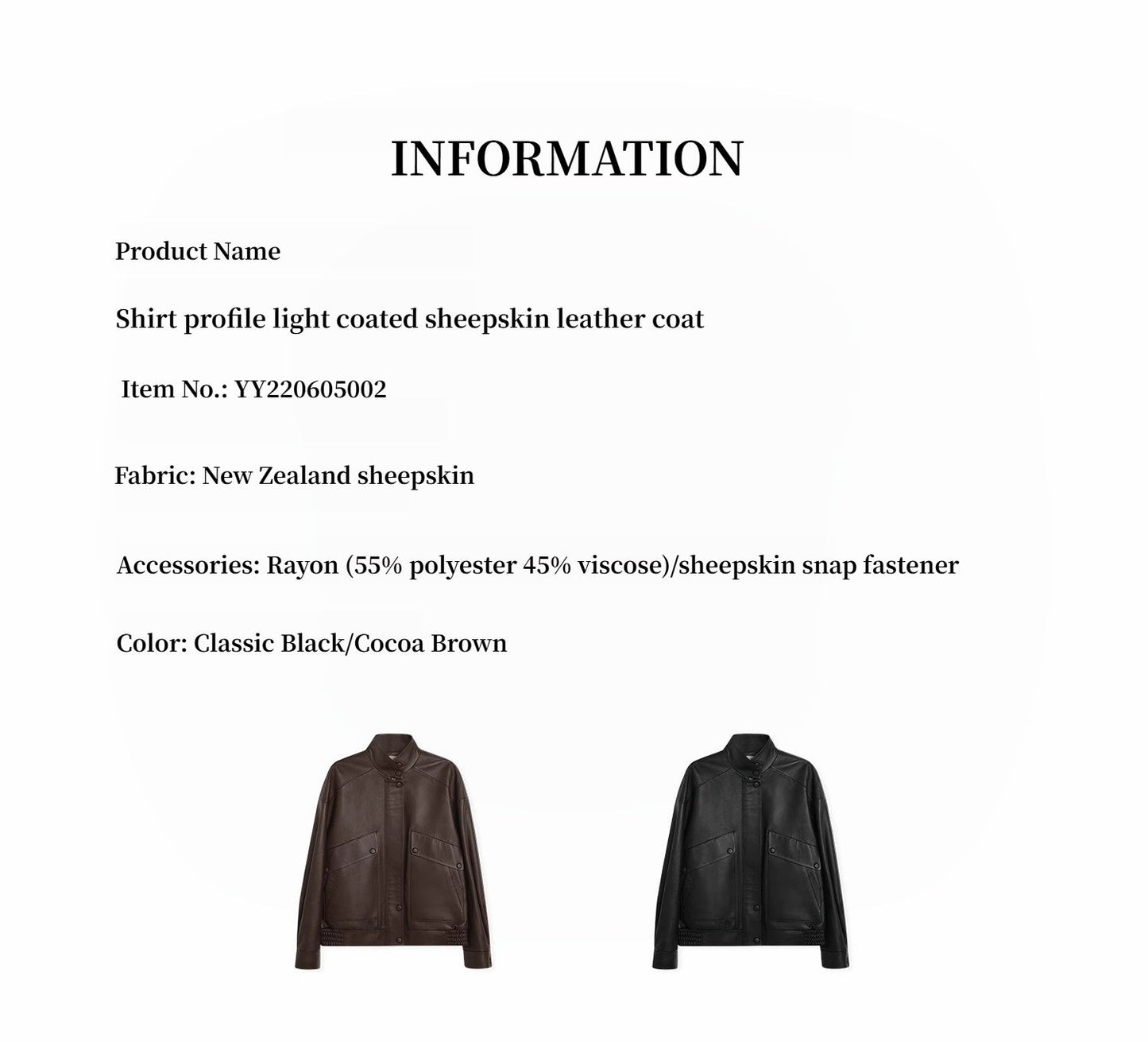 Sheep Leather Motorcycle Short Jacket Loveless Muse
