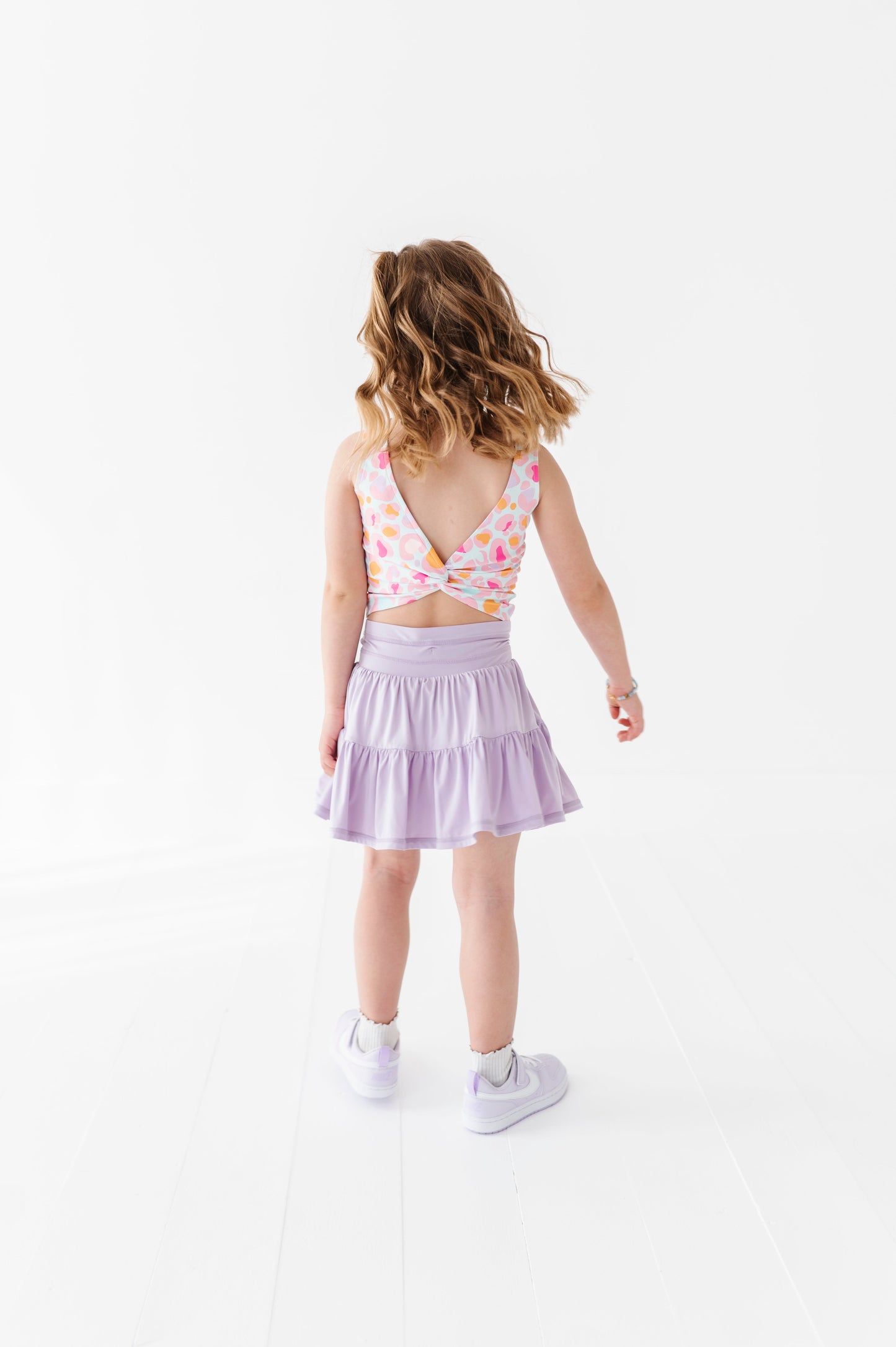 Aqua Leopard | Twisty Back Tank