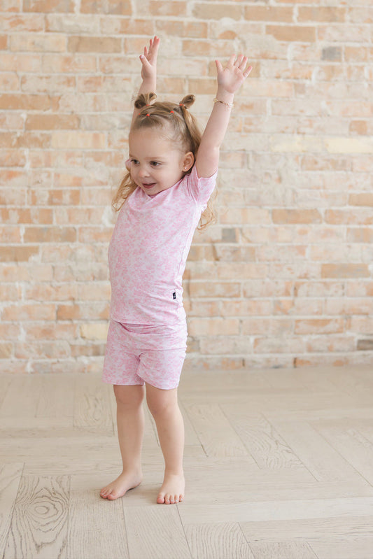 Pink Toile - Short Set