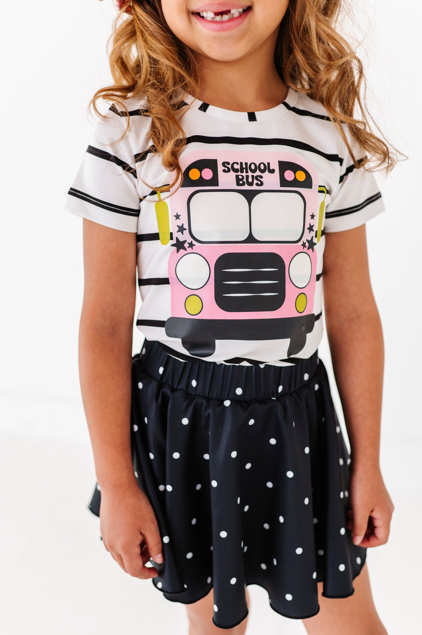 School Bus Stripe Tee