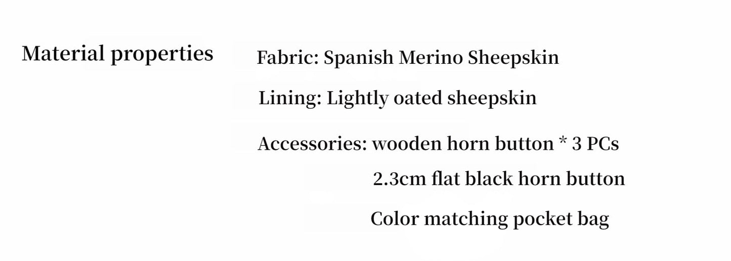 Dreamer Stand Collar Merino Long Sheepskin Jacket