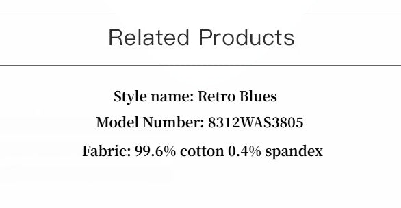 Retro Blues Jeans