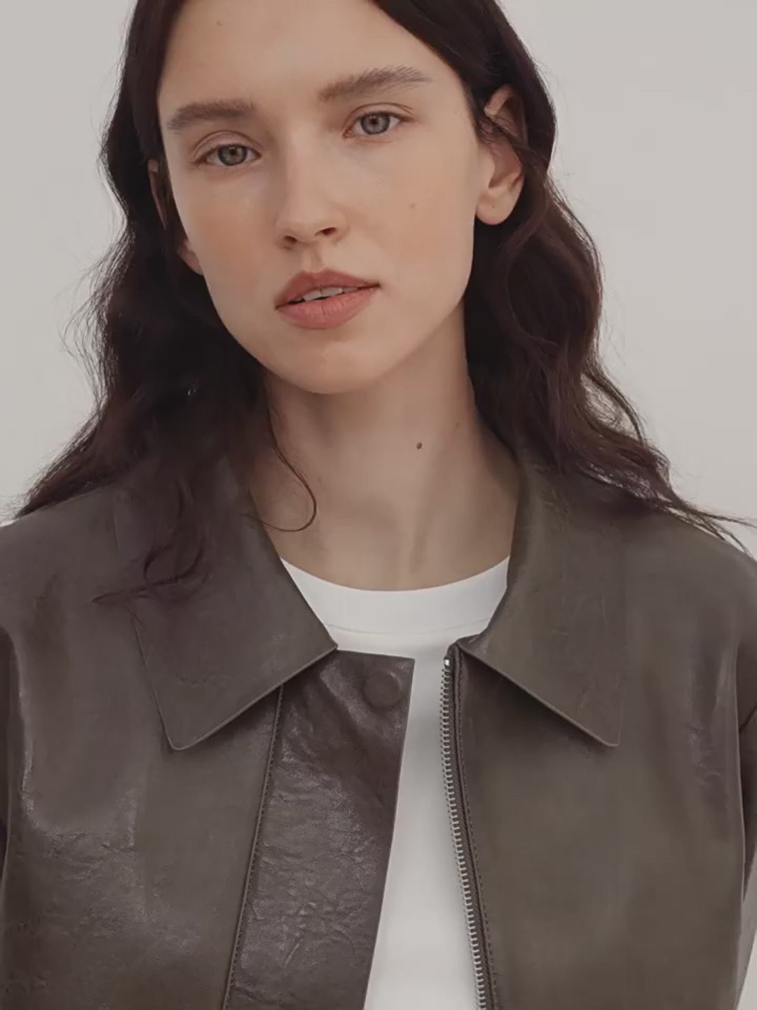 Miss Svenn Short Jacket Leather Coat Women