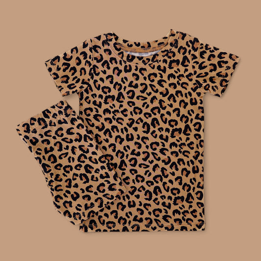 LEOPARD DREAM SHORT SET