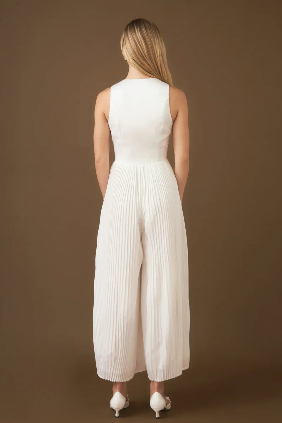 Pleated Jumpsuit