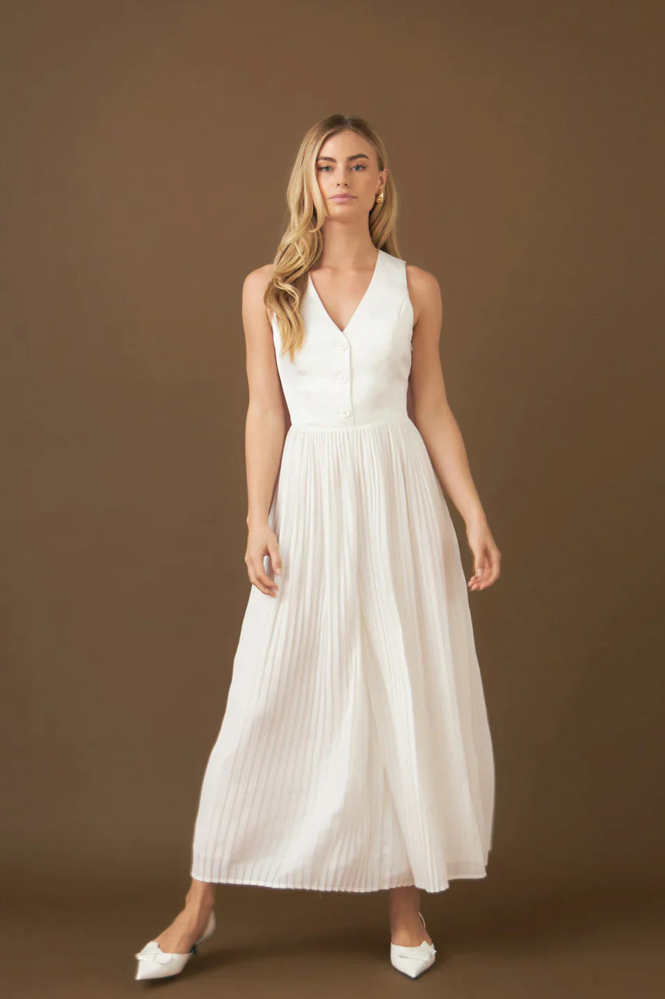 Pleated Jumpsuit