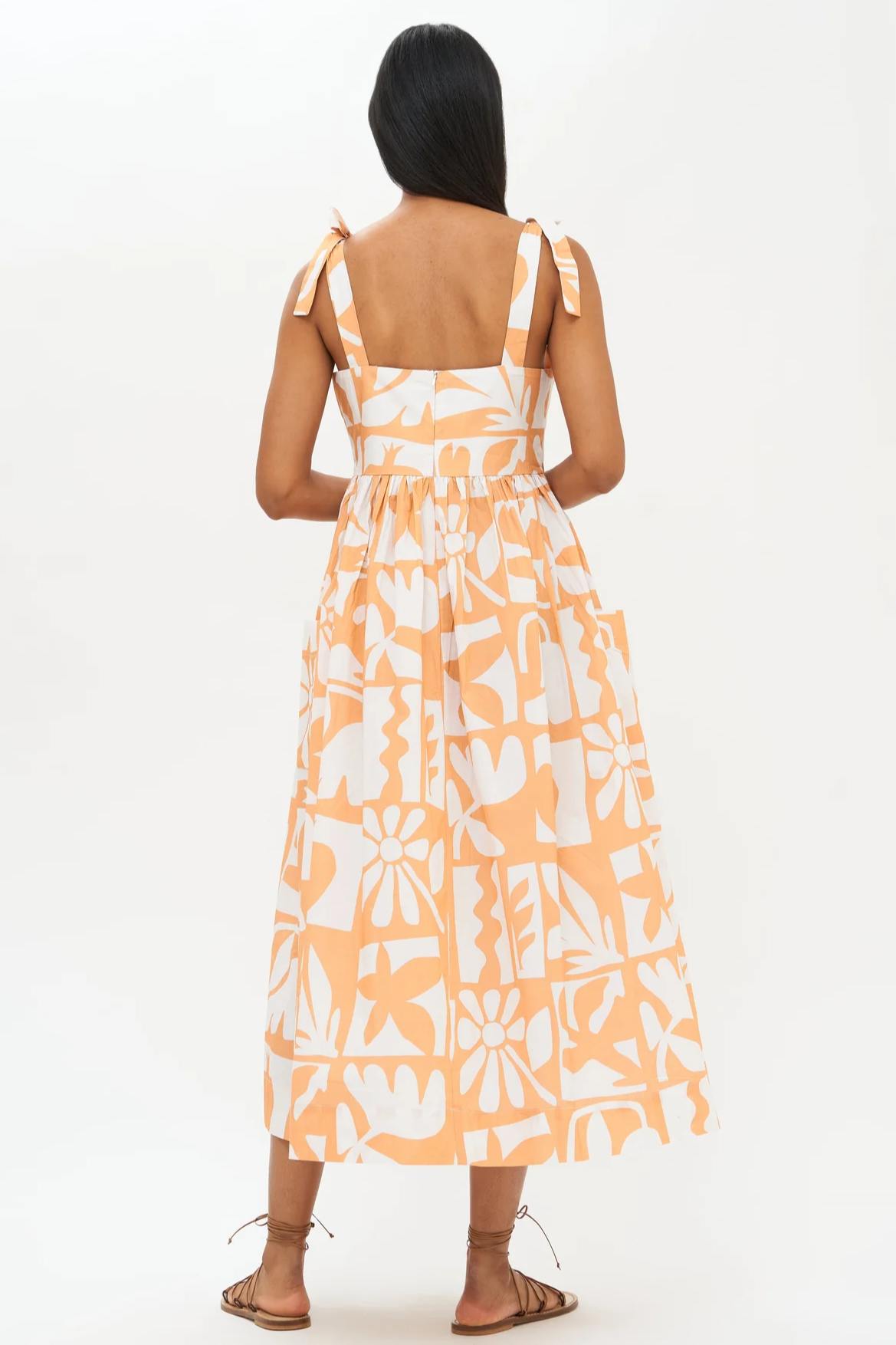 Tie Strap Pocket Dress