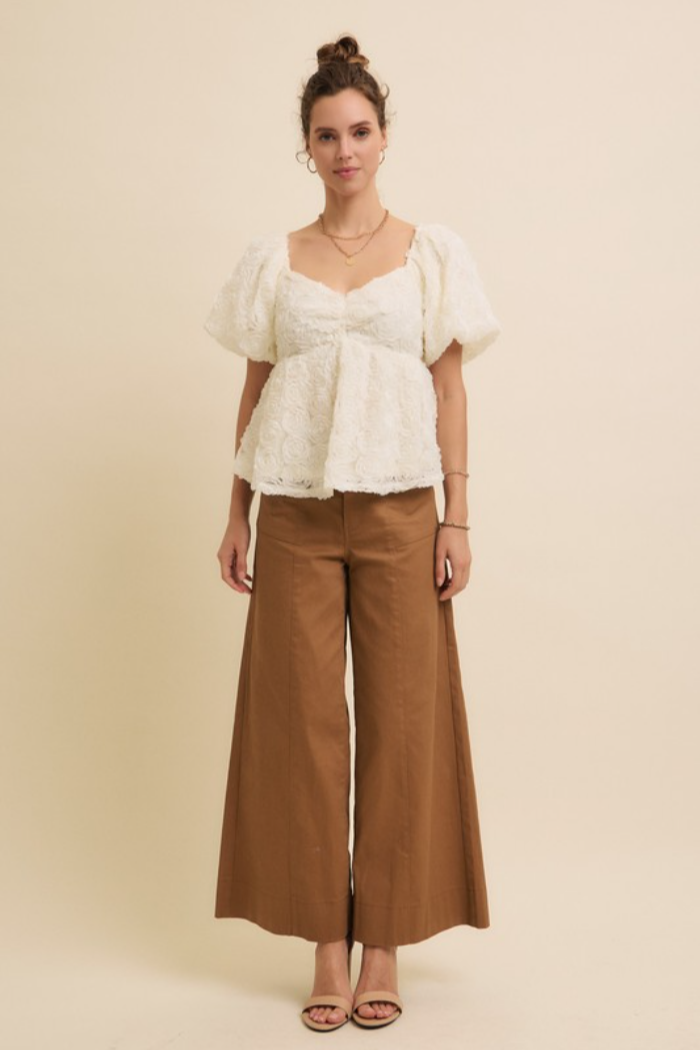 Wide Leg Stretch Pant