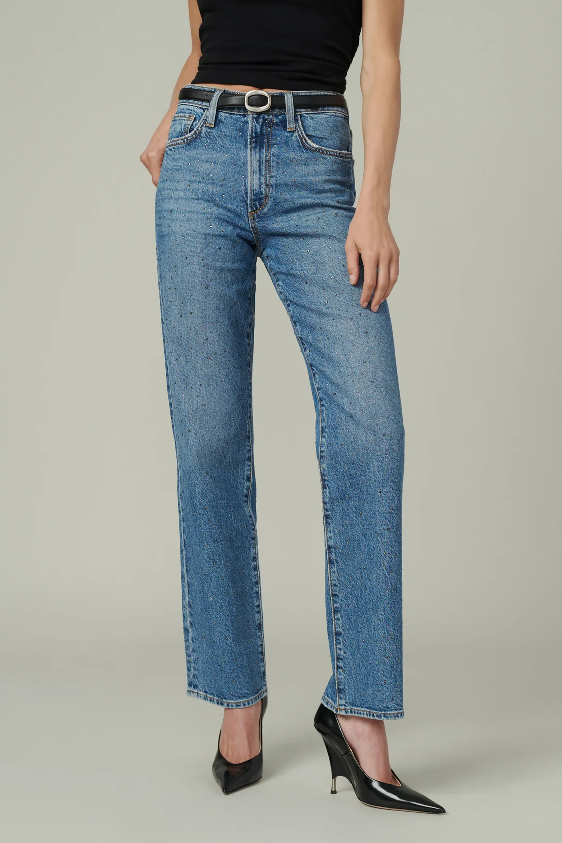 The Margot Crystal High Rise Straight - Stargaze