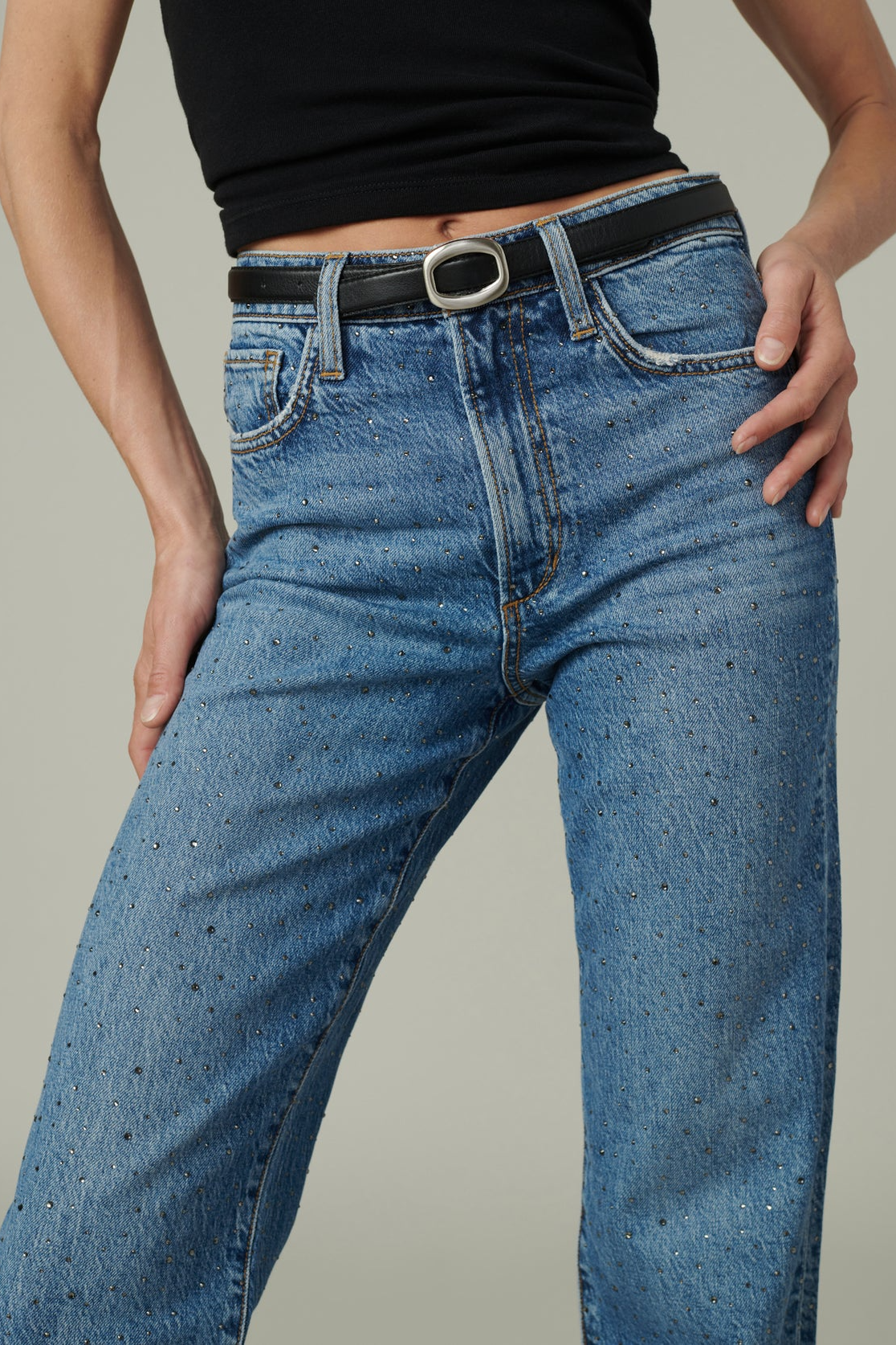 The Margot Crystal High Rise Straight - Stargaze