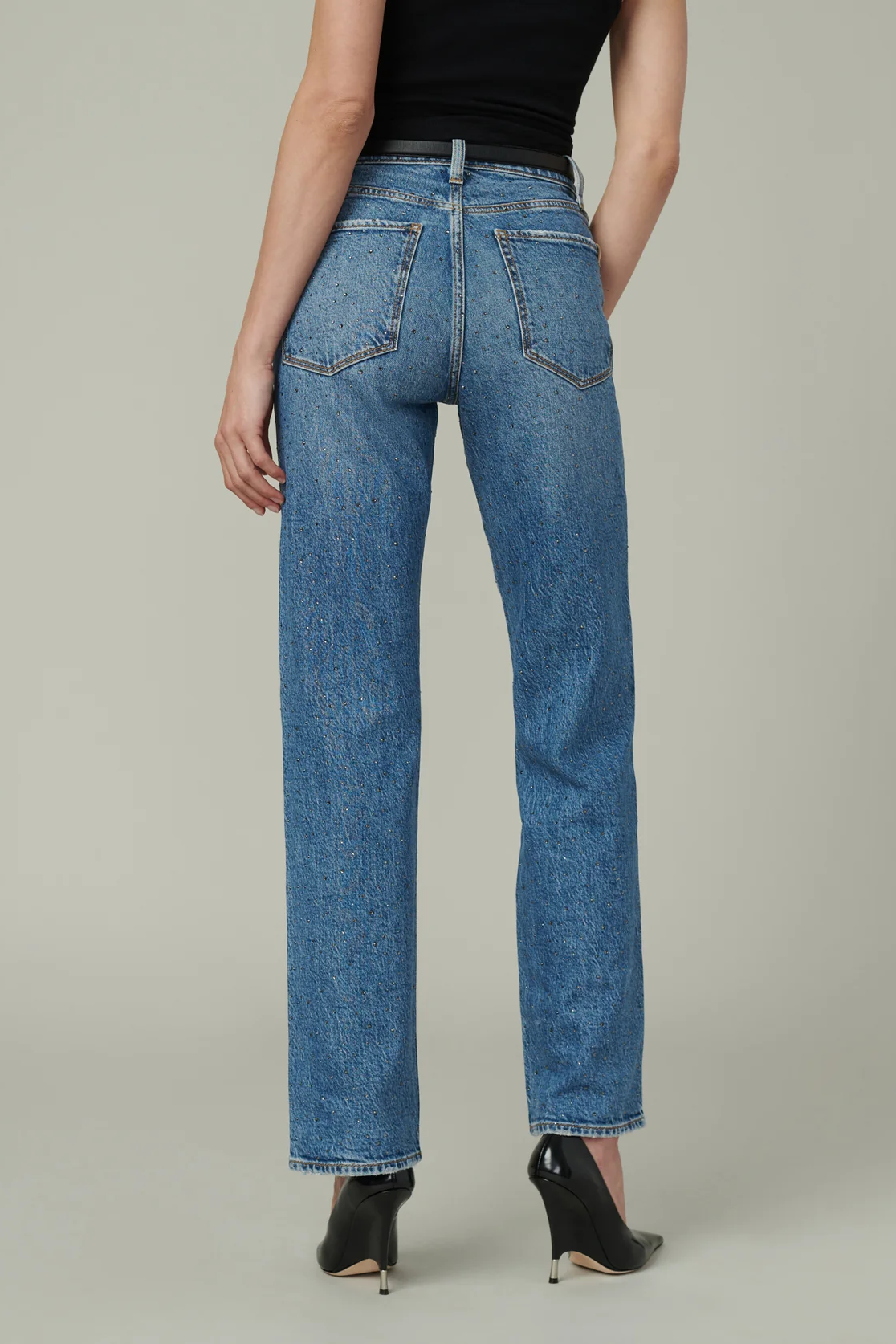 The Margot Crystal High Rise Straight - Stargaze