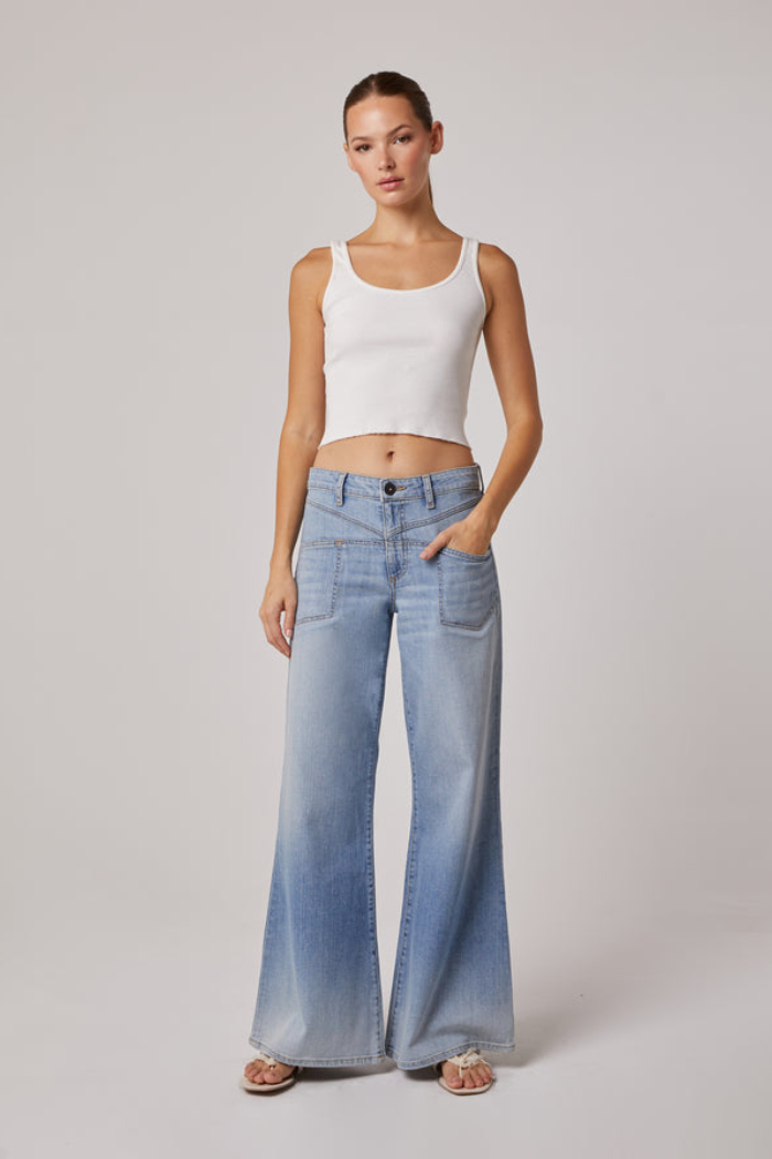 Cary high rise wide leg jeans
