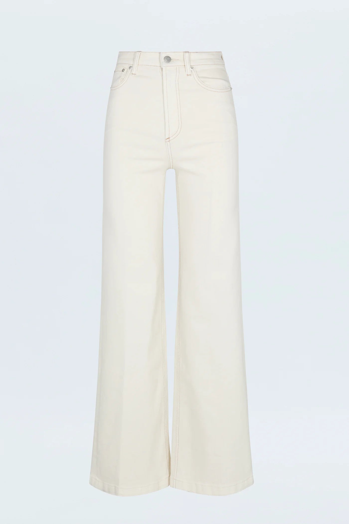 Lana High Rise Ultra Wide Leg- Ecru