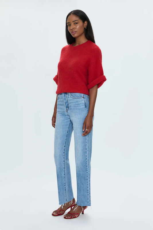 Cassie Super High Rise Straight- Savvy Vintage