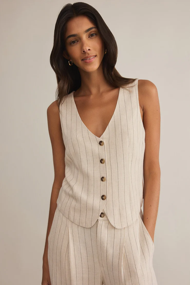 Belfort Pinstripe Vest