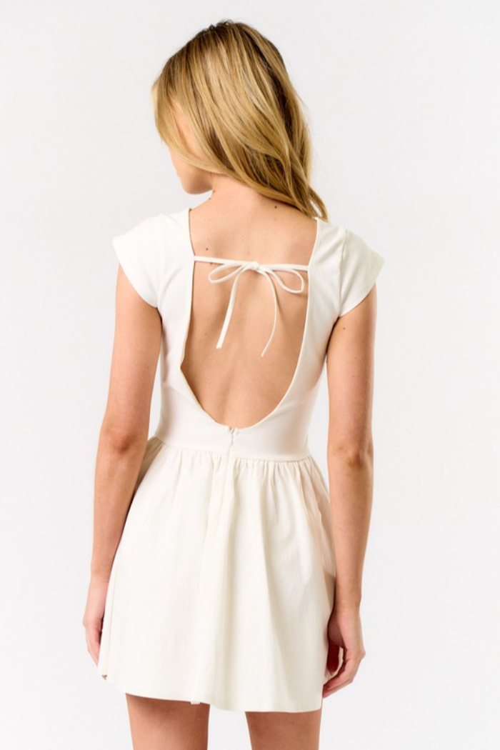 Cap Sleeve Mini Dress