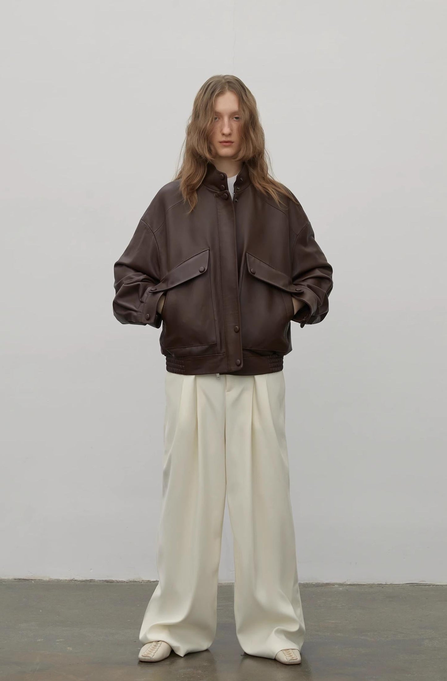 Sheep Leather Motorcycle Short Jacket Loveless Muse