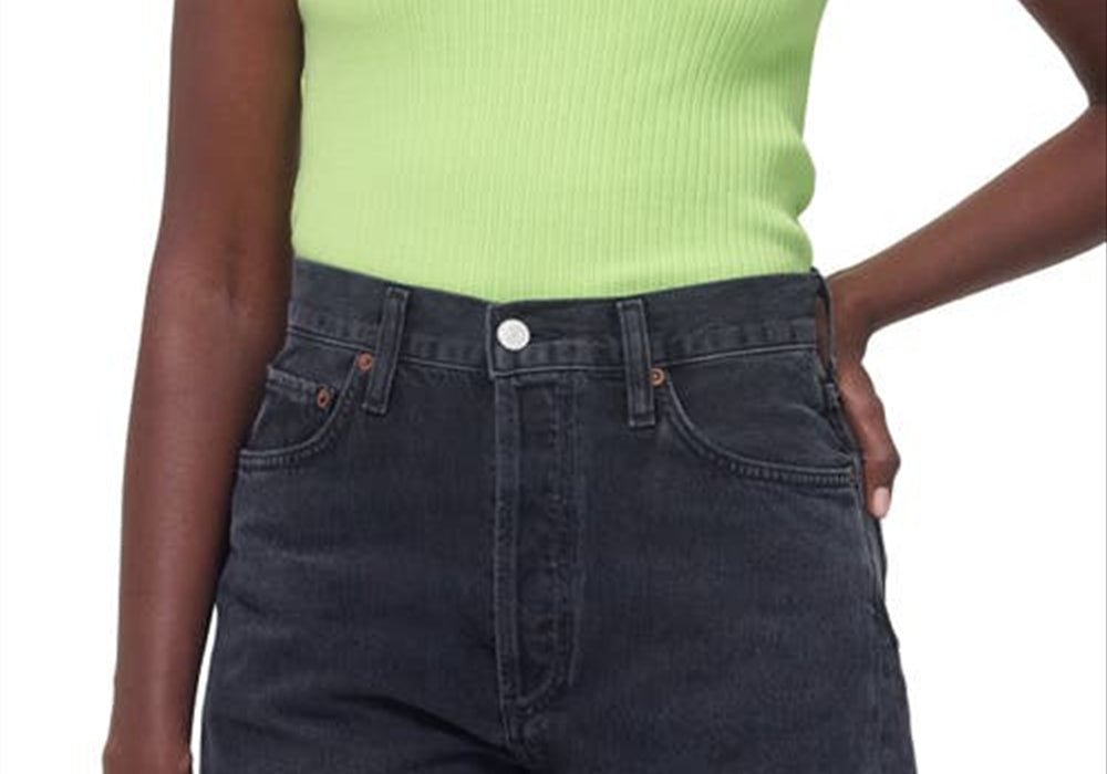 Agolde Size Small Organic Cotton Tank in Fuji