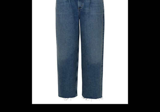 AGOLDE DAGNA JEANS IN LIGHT BLUE DENIM SIZE 7