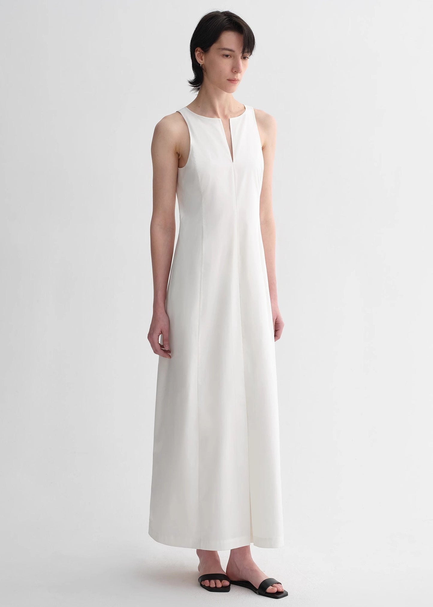 Micro-Cocoon-Shaped Dress