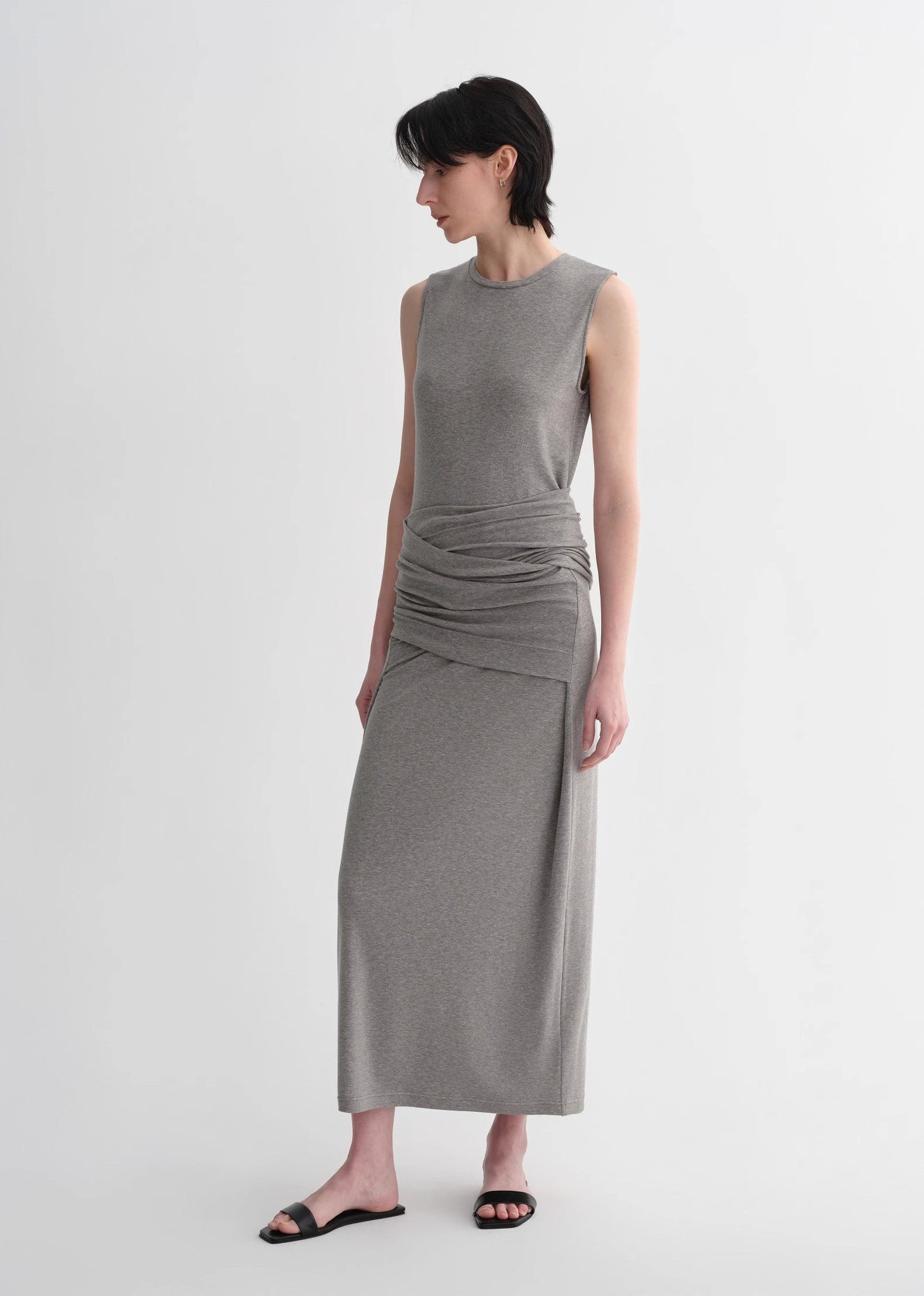 Ice Silk Wool Blend Dress