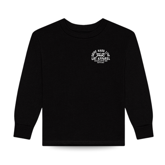THE APEX LONG SLEEVE TEE - SOLID BLACK