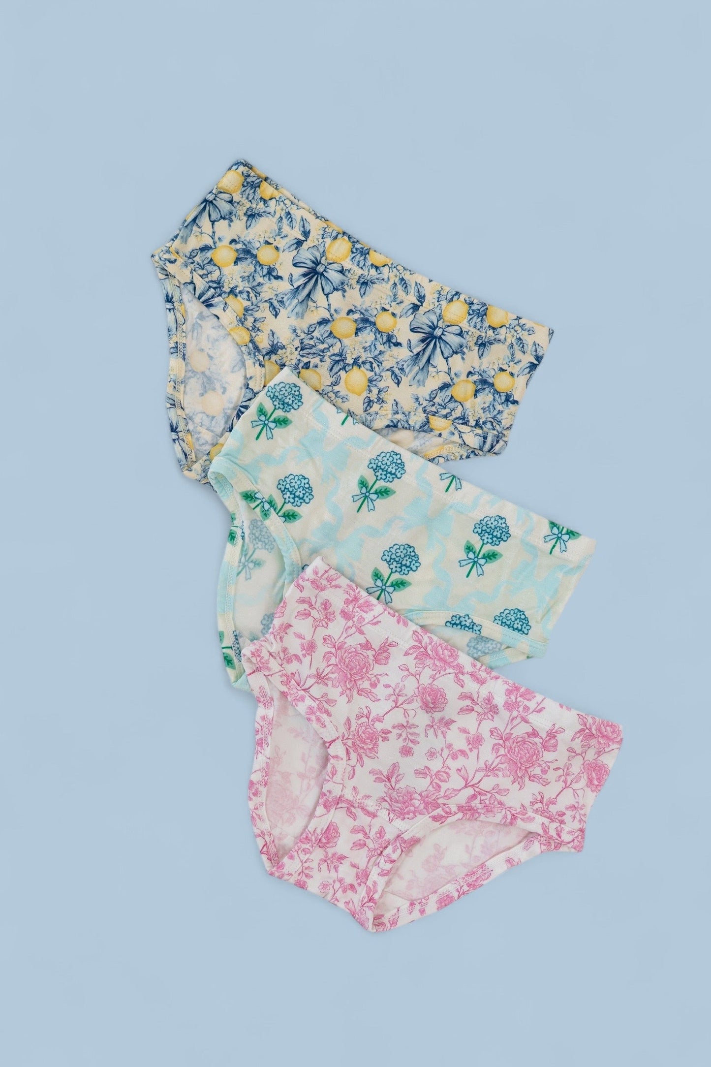 VINTAGE CITRUS TOILE DREAM GIRL'S BRIEF SET