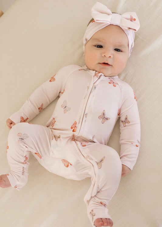 Butterfly | Bamboo Zip Pajamas