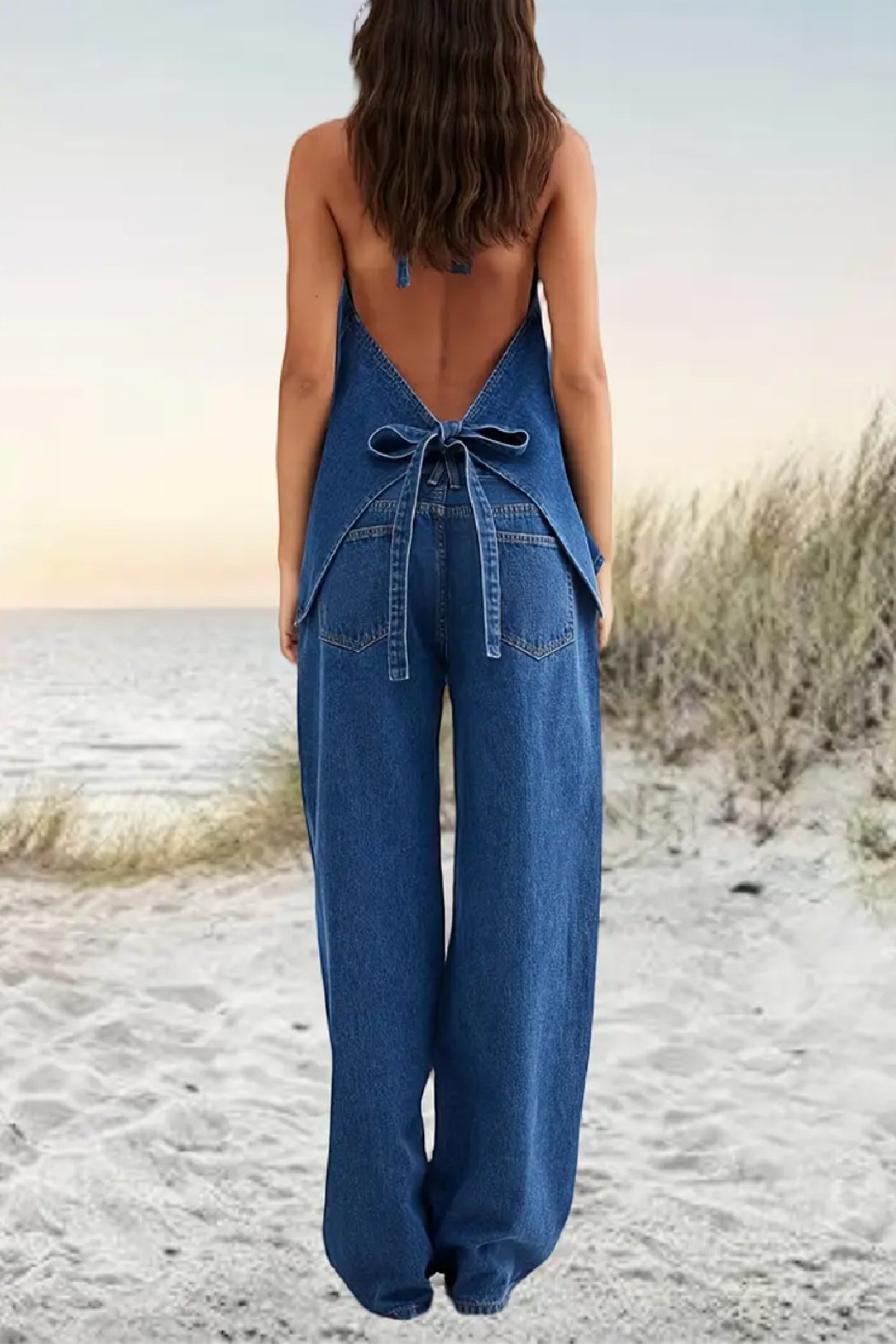 2-piece Denim Pant Set