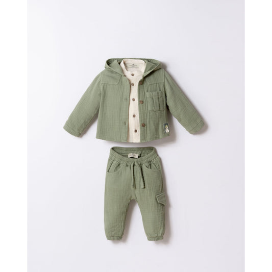 Noel 3 Piece Green Set