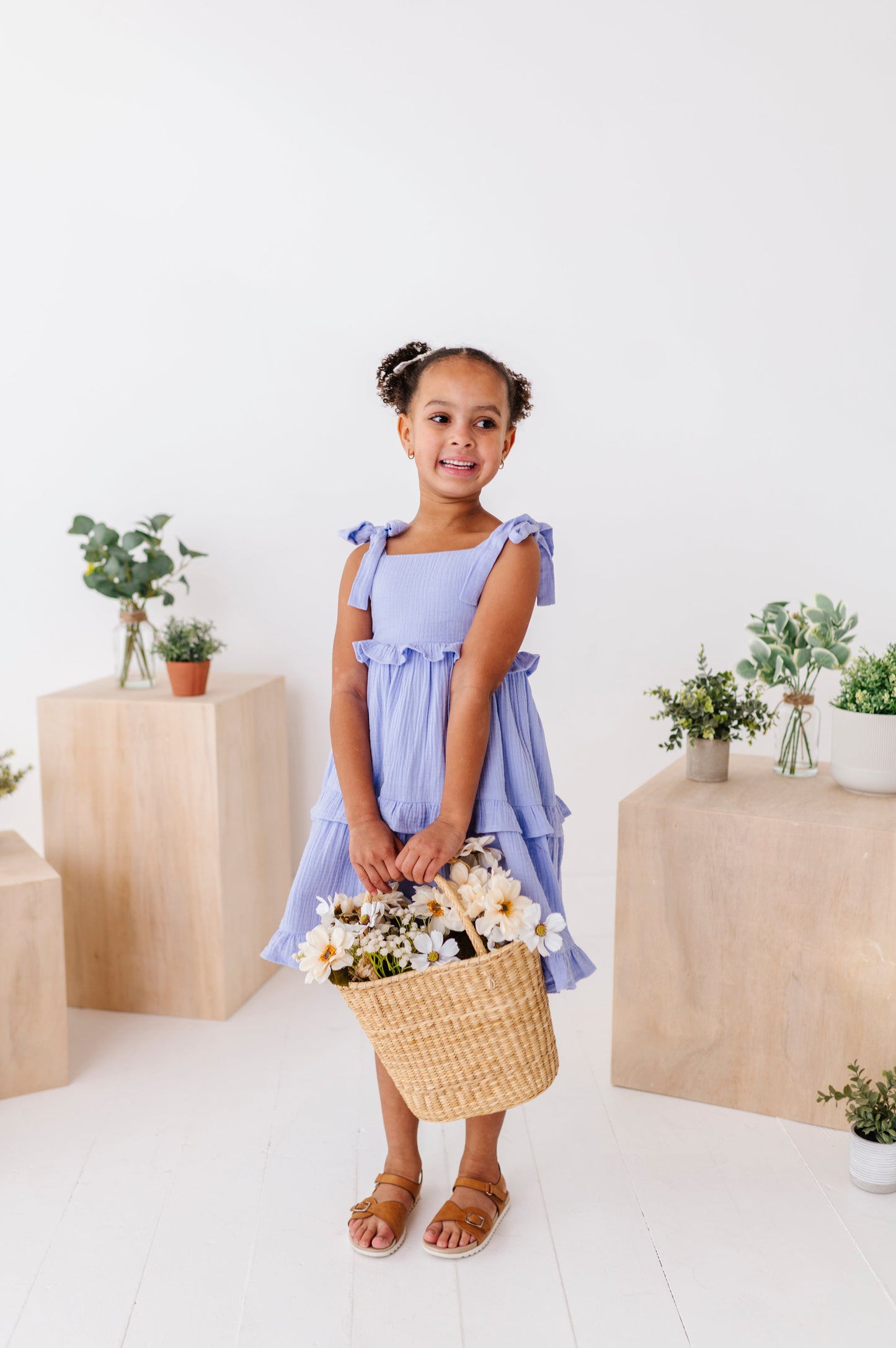 Ocean | Ruffle Strappy Twirl Dress